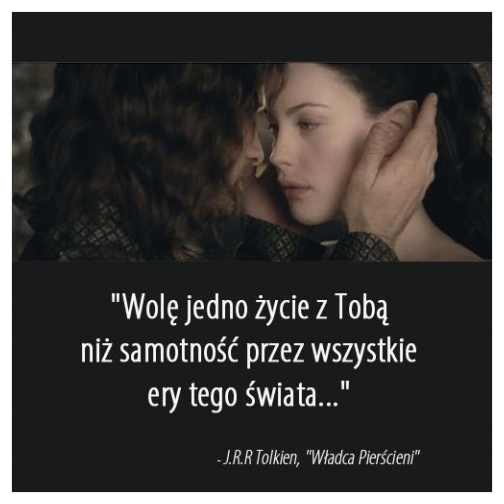 wolę jedno życie z Tobą...