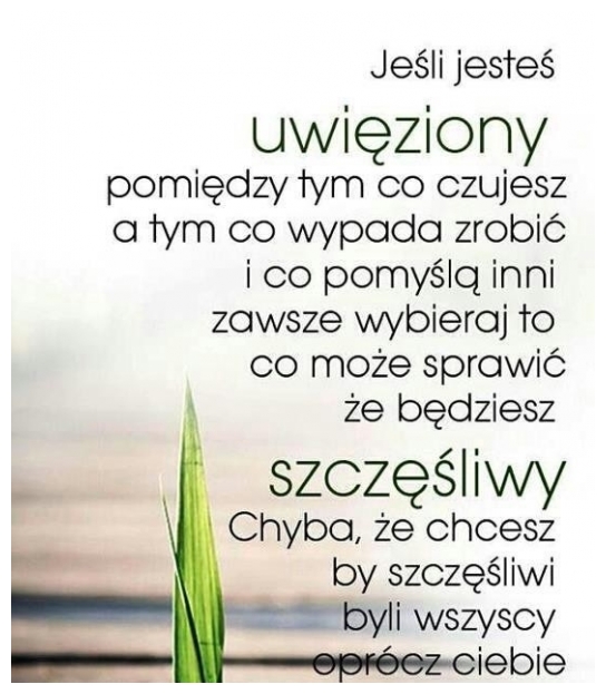 bądź szczęśliwy..